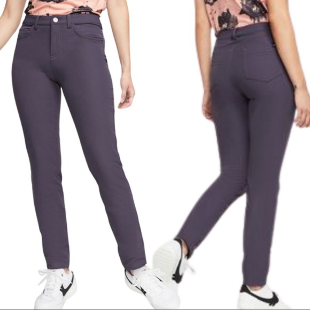 Womens Nike Golf REPEL Pants purple SLIM FIT